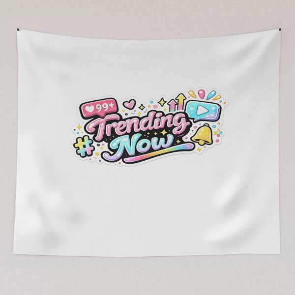 Item preview, Trending Now Funny Sticker  Viral Social Media Quote  Content Creator Typography  designed and sold by MR4me.