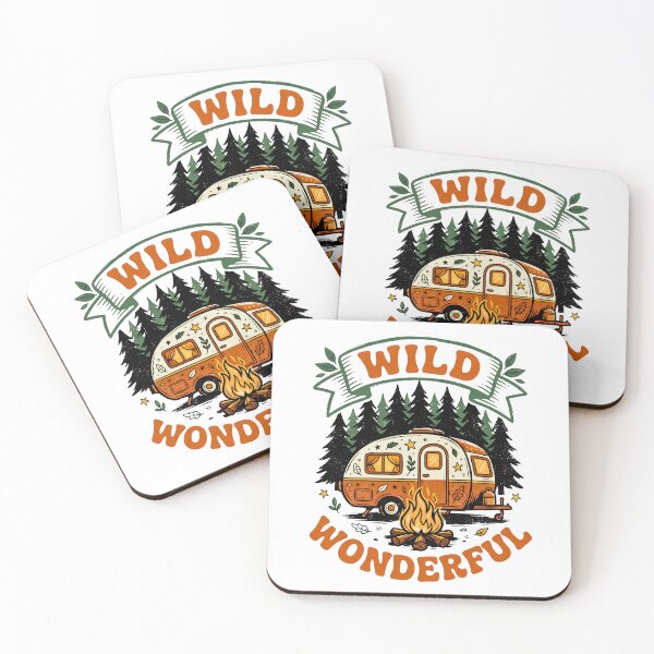 Item preview, Wild & Wonderful Vintage Camper Campfire designed and sold by BumbleBloom7.