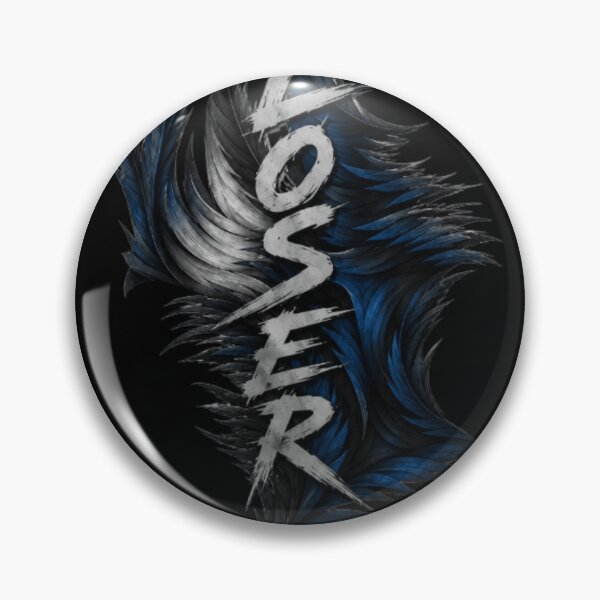 Item preview, Loser Sad Boy Aesthetic Dark Feathered Wings designed and sold by Shakhbata-1.
