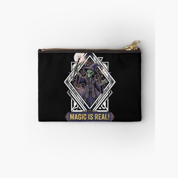 Item preview, Vintage Alien Wizard Magic Is Real Retro Illustration designed and sold by DuckOddity.