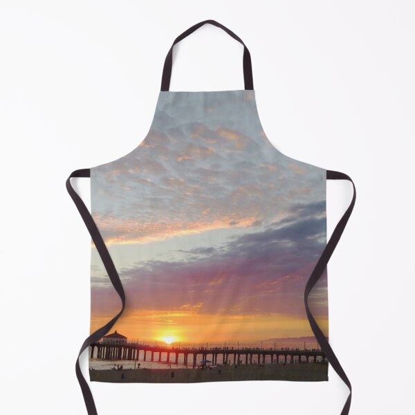 Item preview, Manhattan Beach Pier sunset designed and sold by skymoni.