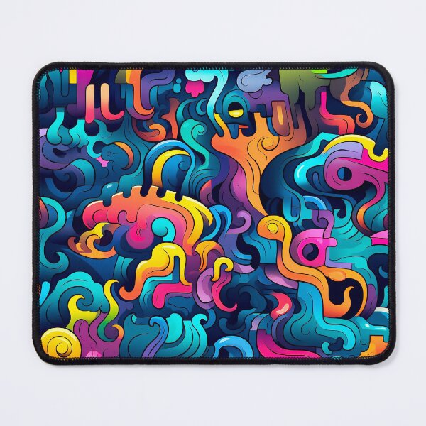 Item preview, Graffiti-Inspired Vibrant Colorful Abstract Shapes Designs Art designed and sold by DEC02.