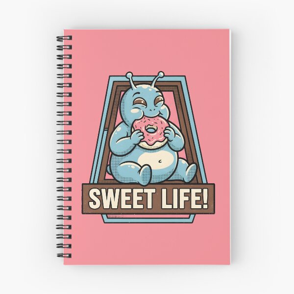 Item preview, Chubby Alien Eating Donut Sweet Life Retro Graphic designed and sold by DuckOddity.