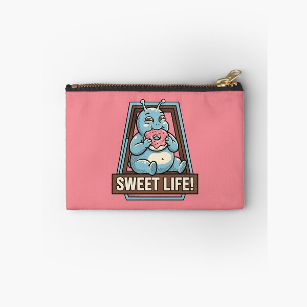 Item preview, Chubby Alien Eating Donut Sweet Life Retro Graphic designed and sold by DuckOddity.