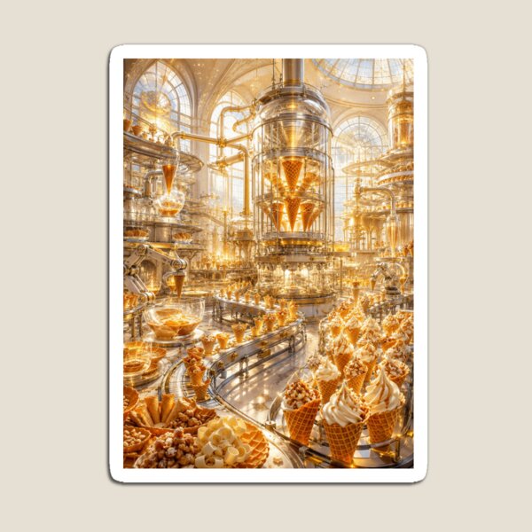 Item preview, Ice Cream Factory Collection 05 - Waffle Cone Factory designed and sold by SEIMEI2025.