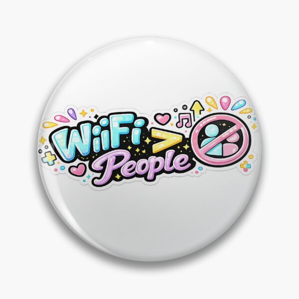 Item preview, WiFi  People Funny Sticker  Introvert Meme  Internet Humor Typography  designed and sold by MR4me.