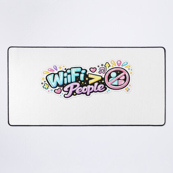 Item preview, WiFi People Funny Sticker Introvert Meme Internet Humor Typography designed and sold by MR4me.