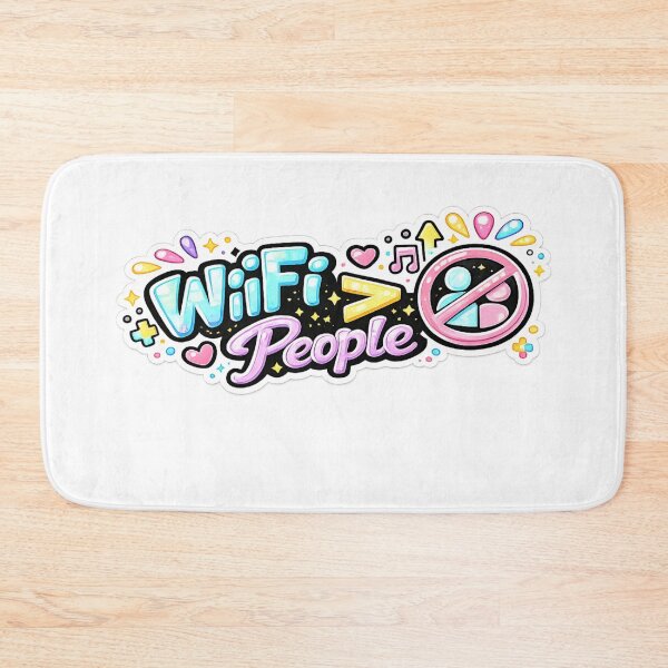 Item preview, WiFi  People Funny Sticker  Introvert Meme  Internet Humor Typography  designed and sold by MR4me.