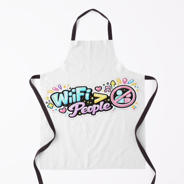 Item preview, WiFi People Funny Sticker Introvert Meme Internet Humor Typography designed and sold by MR4me.