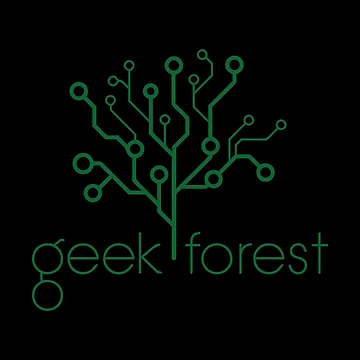 Artwork thumbnail, Geek Forest - Programmer Computer Coding Binary Tree by Ding-One