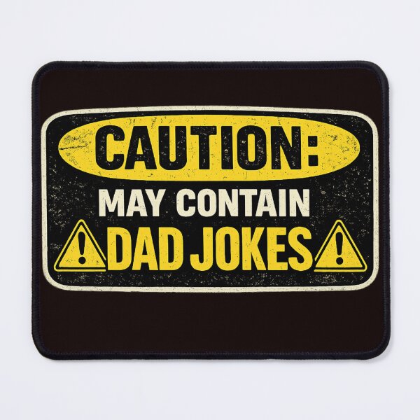 Item preview, Caution: May Contain Dad Jokes designed and sold by honighase.