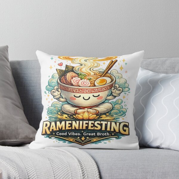 Item preview, Ramenifesting Good Vibe Good Broth Funny Ramen Manifesting Food Humor Gift designed and sold by SHREE ART STUDIO.