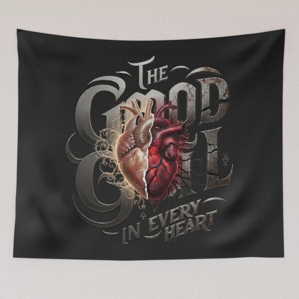 Item preview, Anatomical Heart Duality Dark Fantasy designed and sold by Voodoo Store Paranormal Collections.