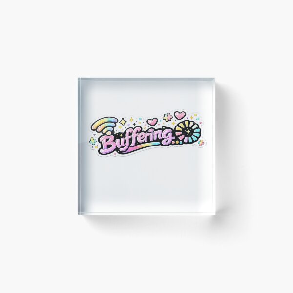 Item preview, Buffering...Funny Sticker  Loading Meme  Internet & Tech Humor Typography  designed and sold by MR4me.