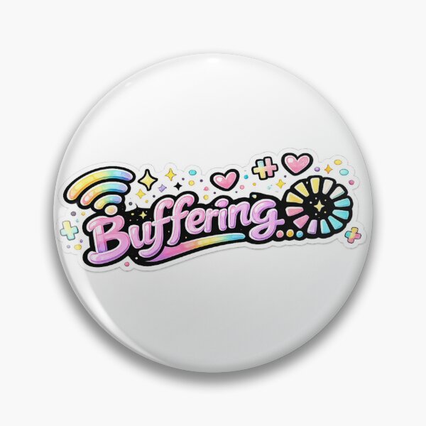 Item preview, Buffering...Funny Sticker  Loading Meme  Internet & Tech Humor Typography  designed and sold by MR4me.
