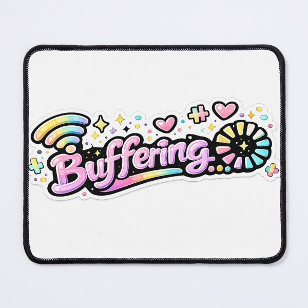 Item preview, Buffering...Funny Sticker  Loading Meme  Internet & Tech Humor Typography  designed and sold by MR4me.
