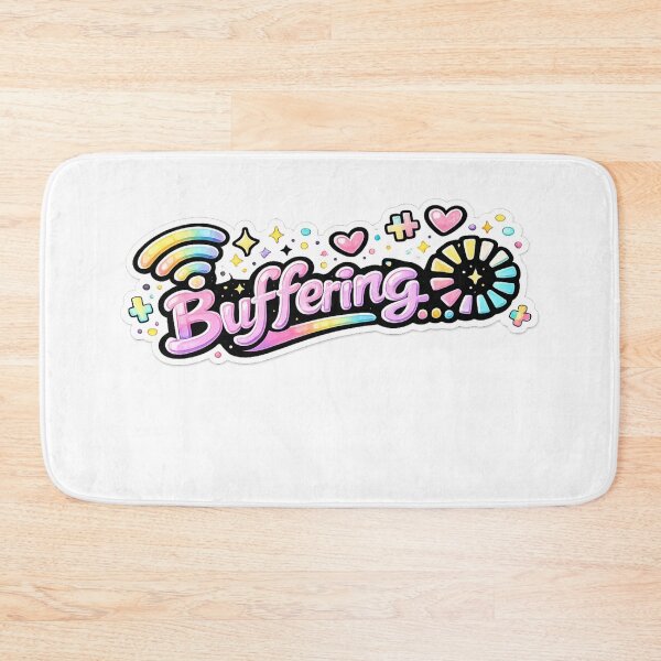 Item preview, Buffering...Funny Sticker  Loading Meme  Internet & Tech Humor Typography  designed and sold by MR4me.