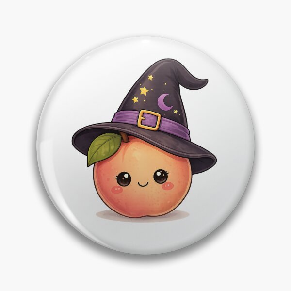 Item preview, Cute Kawaii Witch Peach Halloween designed and sold by TİNYPRİNTSS.