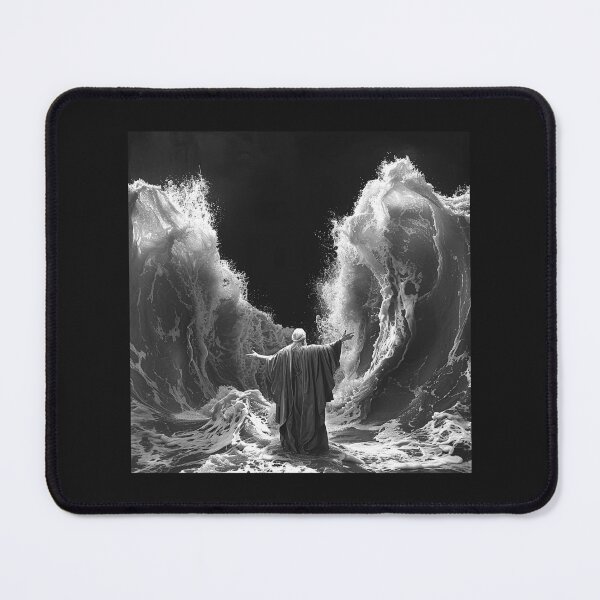 Item preview, Parting the Sea | Epic Biblical Ocean Miracle Illustration designed and sold by inkoutninja.