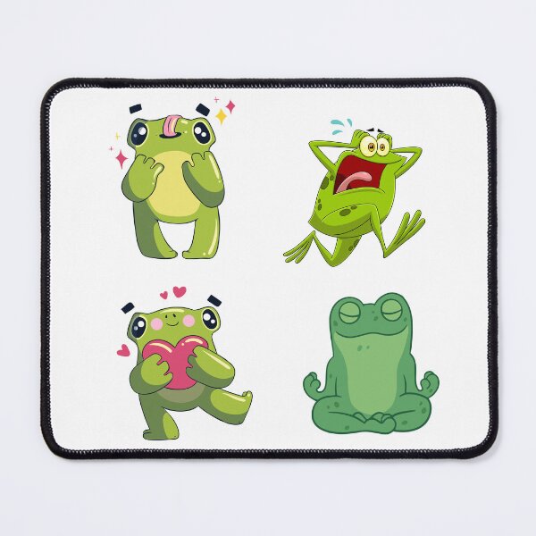 Item preview, Cute Frog Sticker Pack designed and sold by WISDOMCHARLES.
