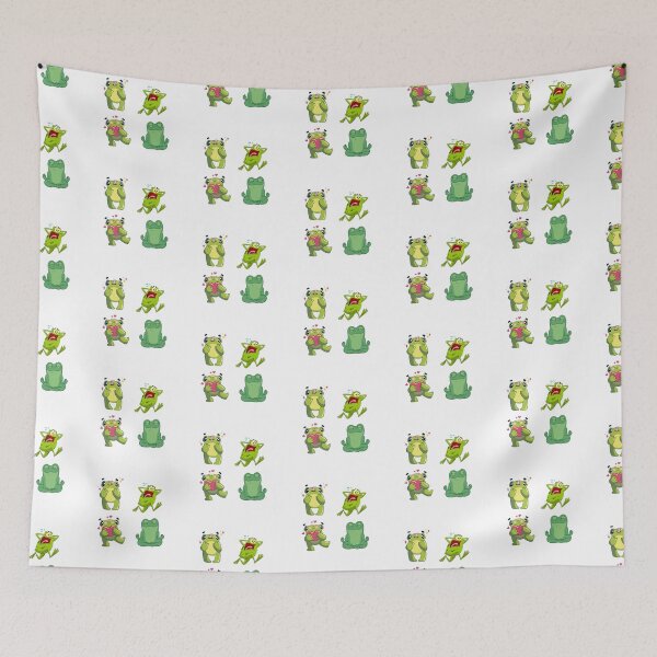 Item preview, Cute Frog Sticker Pack designed and sold by WISDOMCHARLES.