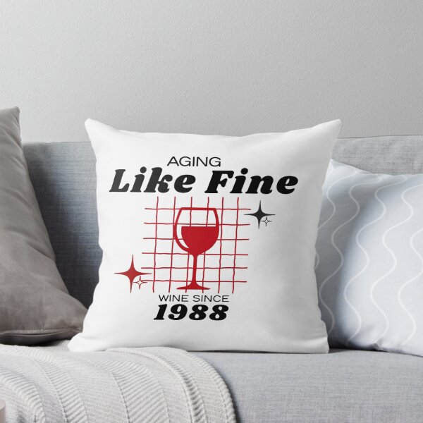 Item preview, Aging Like Fine Wine Since 1988 | Funny 1988 Birthday Wine Lover Shirt designed and sold by luckyhue.
