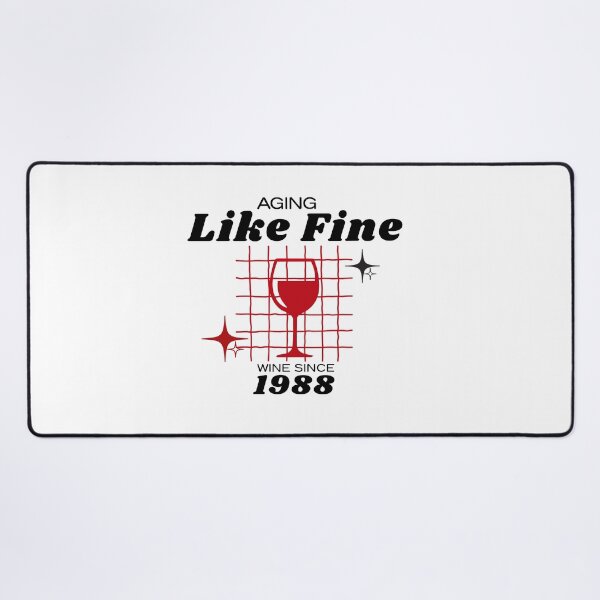 Item preview, Aging Like Fine Wine Since 1988 | Funny 1988 Birthday Wine Lover Shirt designed and sold by luckyhue.