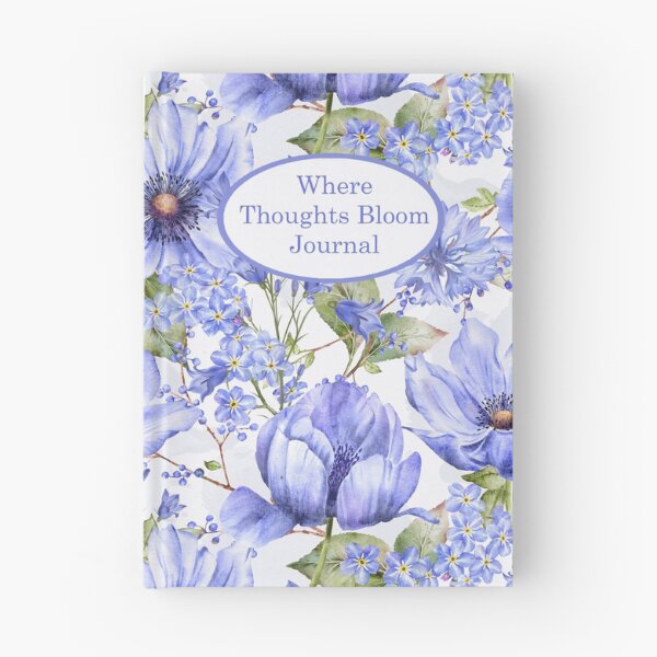 Item preview, Blue Anemone Watercolour Floral Pattern designed and sold by GabrielleStudio.