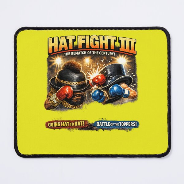 Item preview, Hat Fight III – The Bowler vs The Top Hat designed and sold by StakkaFu.