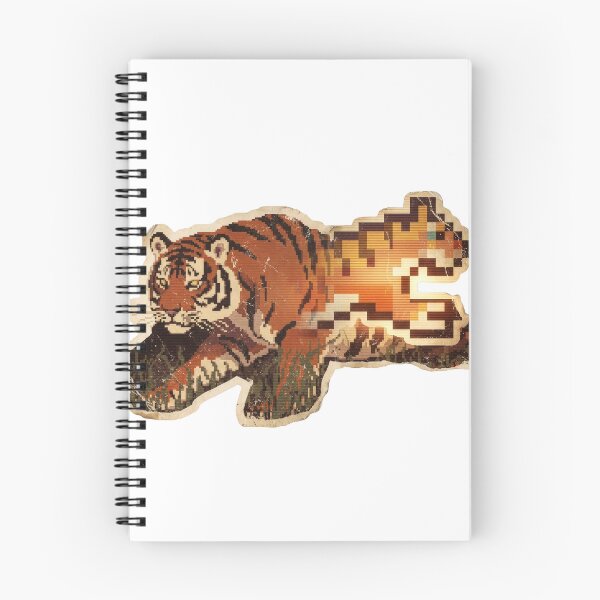 Item preview, Glitch Tiger Pixel Art - Digital Distortion Transition designed and sold by Mr. Pawsome.