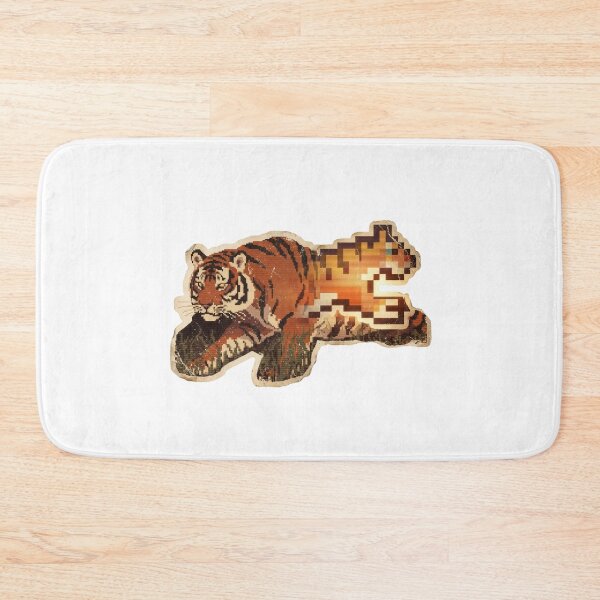 Item preview, Glitch Tiger Pixel Art - Digital Distortion Transition designed and sold by Mr. Pawsome.