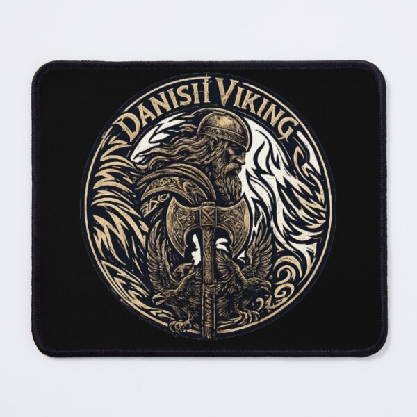 Item preview, Danish Viking Warrior Battle Axe Emblem Art designed and sold by Shakhbata-1.