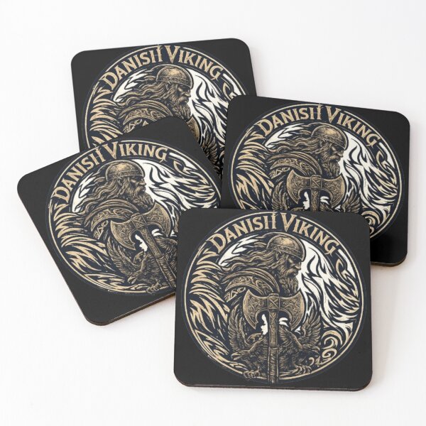 Item preview, Danish Viking Warrior Battle Axe Emblem Art  designed and sold by Shakhbata-1.