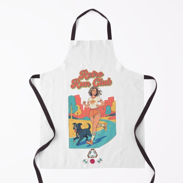 Item preview, Retro Run Club - Vintage Jogger & Dog Illustration designed and sold by Whimsy Trail Co.