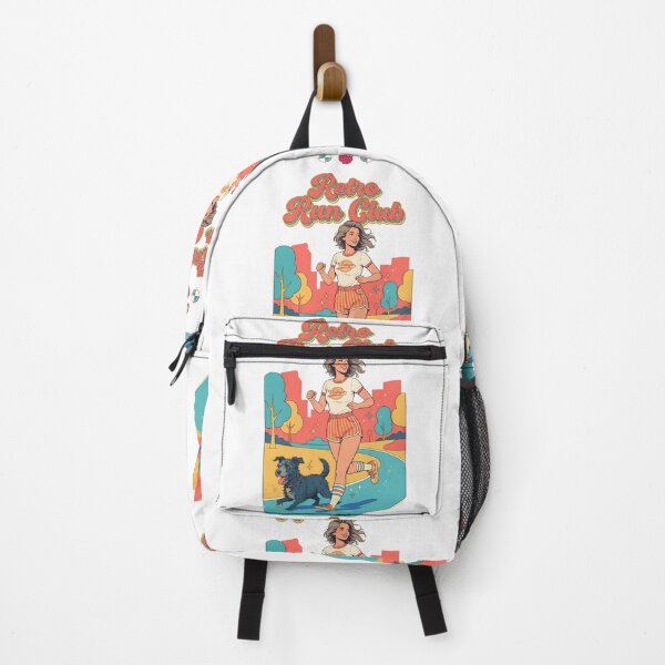 Item preview, Retro Run Club - Vintage Jogger & Dog Illustration designed and sold by Whimsy Trail Co.