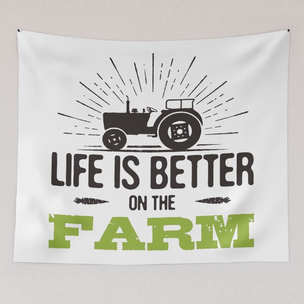 Item preview, Life is Better on the Farm designed and sold by ManikRaja.