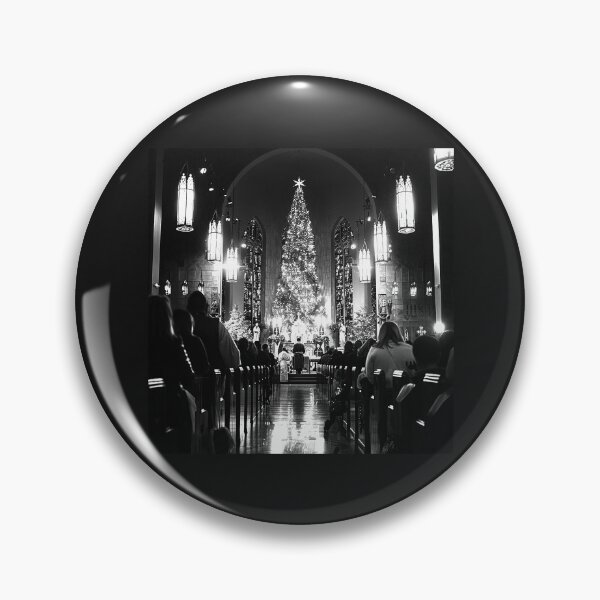 Item preview, Christmas Eve Church Service | Black and White Holiday Worship Illustration designed and sold by inkoutninja.