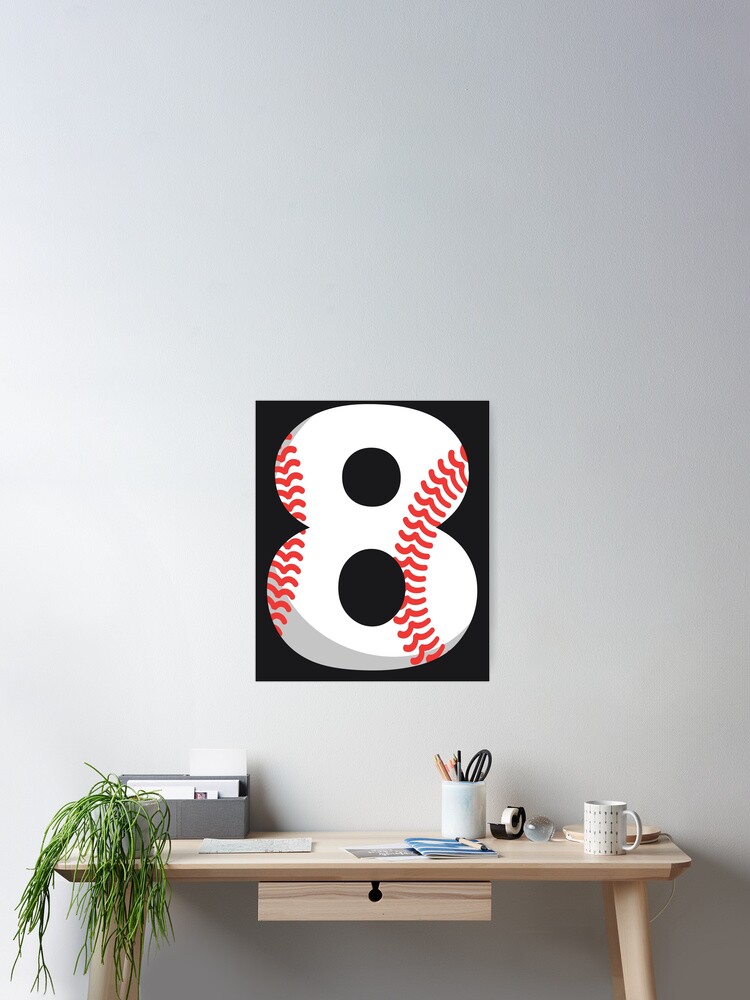Eight Birthday 8th Baseball Shirt - Number 8 Born In 2010 Eight Birthday 8th Baseball Shirt - Number 8 Born In 2010