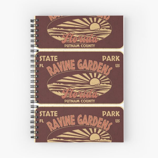 Item preview, Ravine Gardens State Park, Putnam County, Florida, badge design designed and sold by Wanderful-roads.