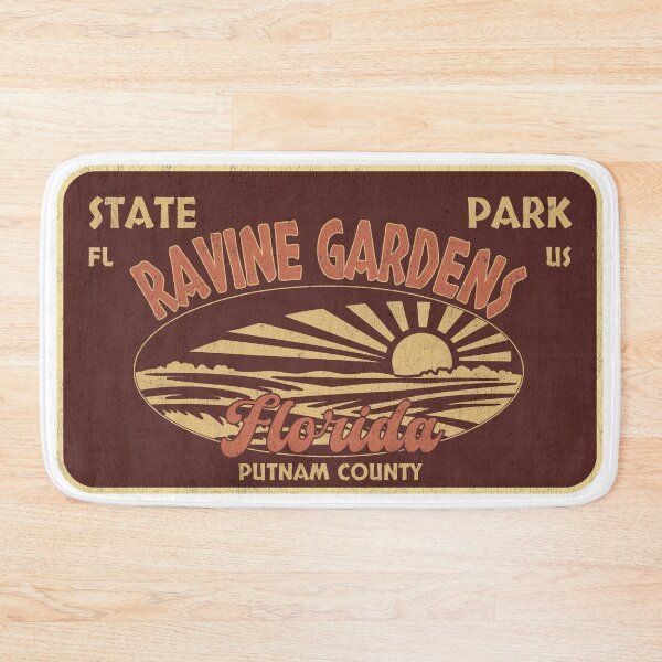 Item preview, Ravine Gardens State Park, Putnam County, Florida, badge design designed and sold by Wanderful-roads.