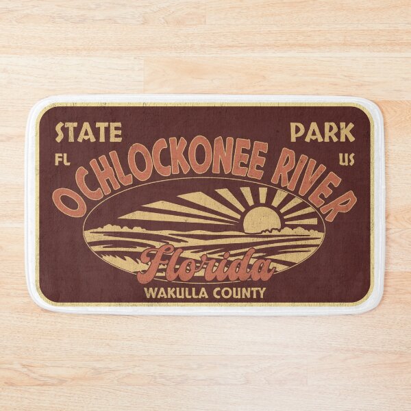 Item preview, Ochlockonee River State Park, Wakulla County, Florida, badge design designed and sold by Wanderful-roads.