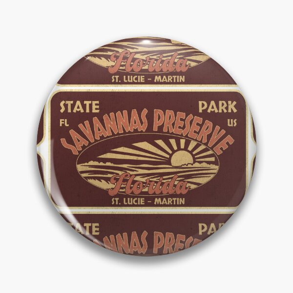Item preview, Savannas Preserve State Park, St. Lucie - Martin, Florida, badge design designed and sold by Wanderful-roads.