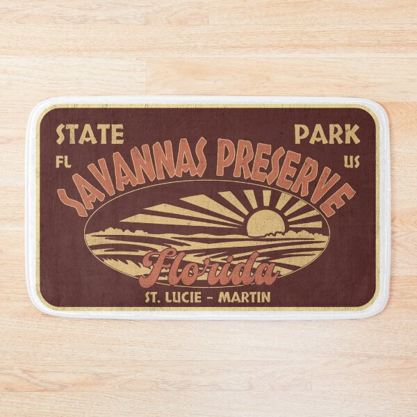 Item preview, Savannas Preserve State Park, St. Lucie - Martin, Florida, badge design designed and sold by Wanderful-roads.