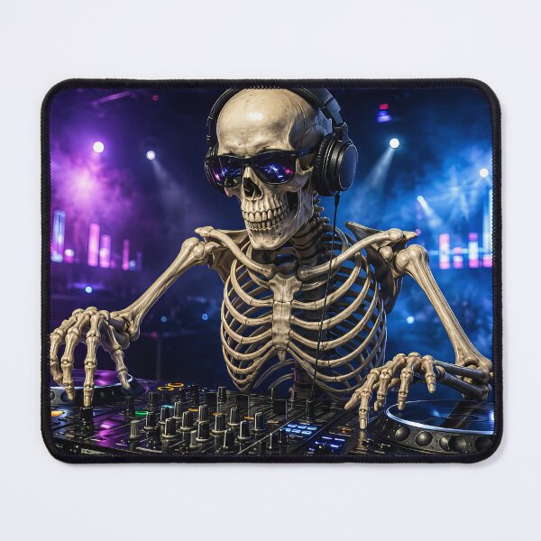 Item preview, Skeleton DJ at club designed and sold by karlosss.