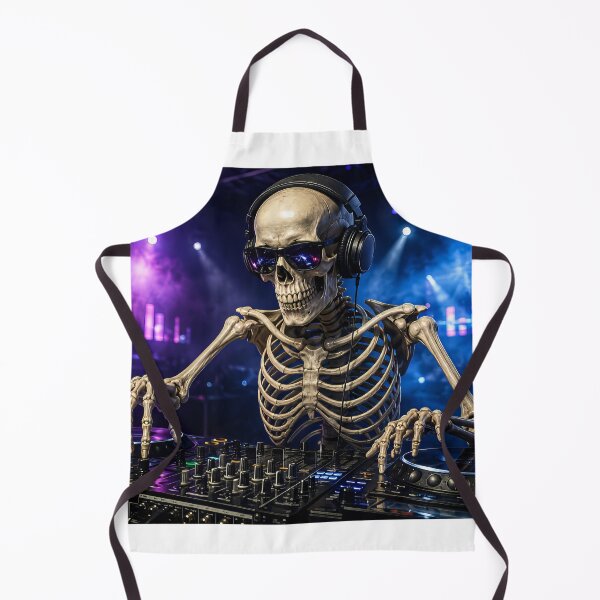 Item preview, Skeleton DJ at club designed and sold by karlosss.