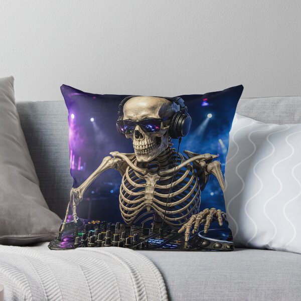 Item preview, Skeleton DJ at club designed and sold by karlosss.