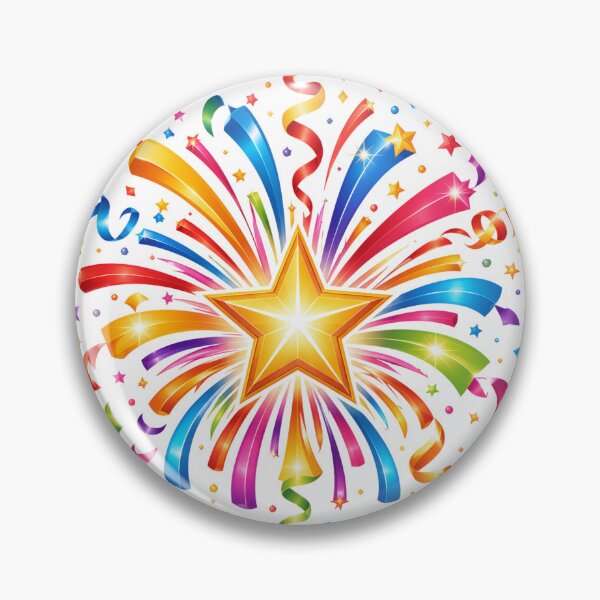 Item preview, Rainbow Starburst Party designed and sold by syotos-ai.
