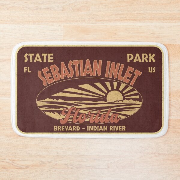 Item preview, Sebastian Inlet State Park, Brevard - Indian River, Florida, badge design designed and sold by Wanderful-roads.