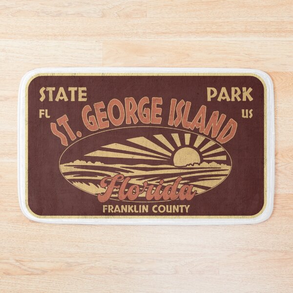 Item preview, St. George Island State Park, Franklin County, Florida, badge design designed and sold by Wanderful-roads.