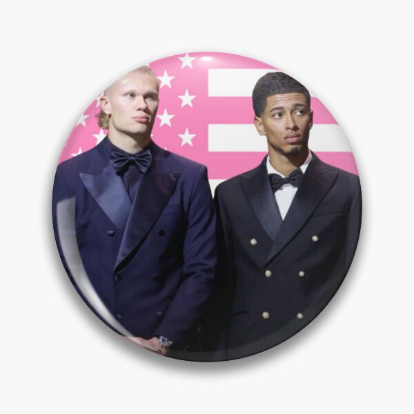 Item preview, Bellingham & Haaland Pink Flag designed and sold by thecollegetalk.
